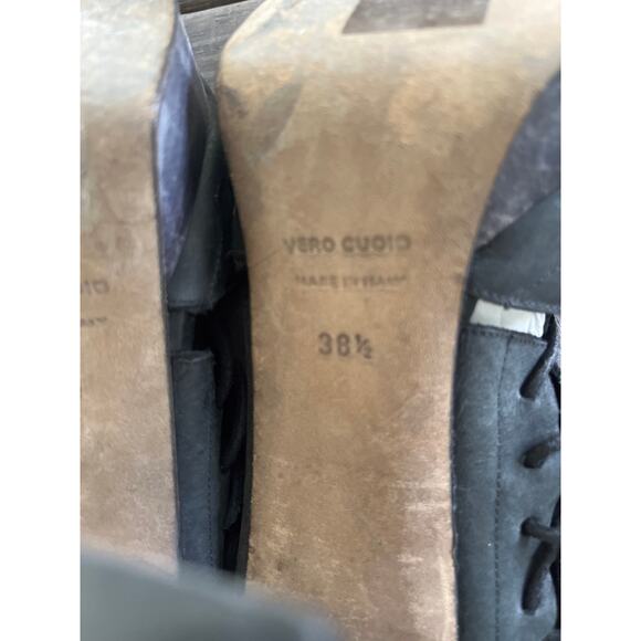 LD Tuttle x Creatures of Comfort lace up open Toe Sandals heels 38.5 - Picture 6 of 12